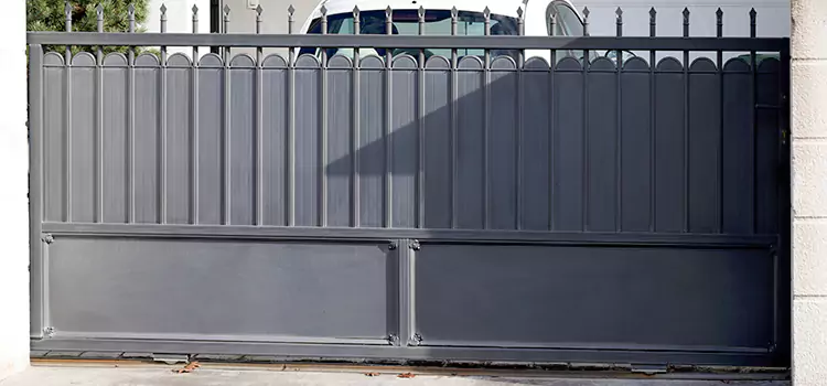 Metal Driveway Gate Installation Lacombe